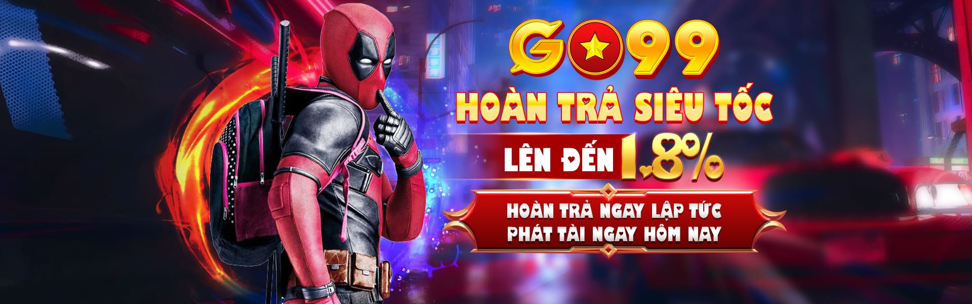 Go99 hoàn trả cược lên đến 1.8%